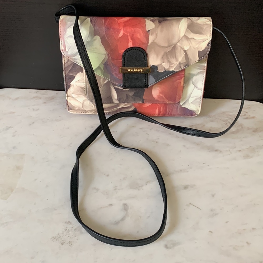 Ted Baker All Over Floral Shoulder Clutch Bag